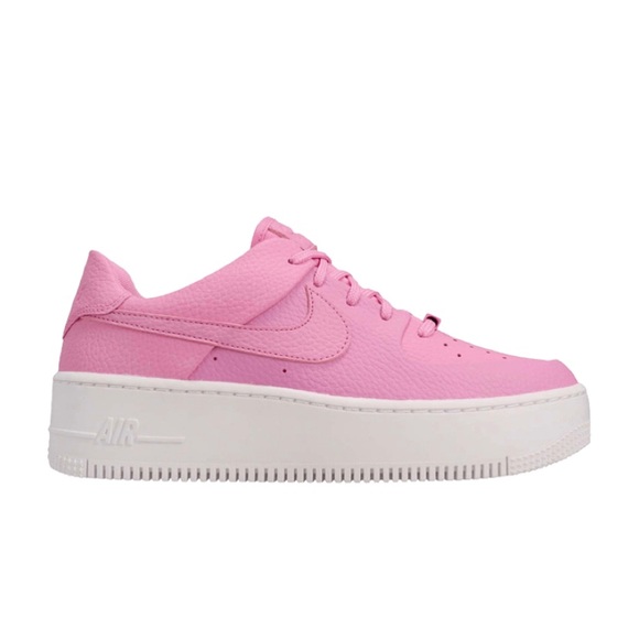 nike air force pink leather
